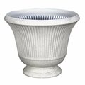 L&G Solutions 12.9 in. H X 16 in. D Polyresin Pedestal Urn Planter Stone PVE8016TSI